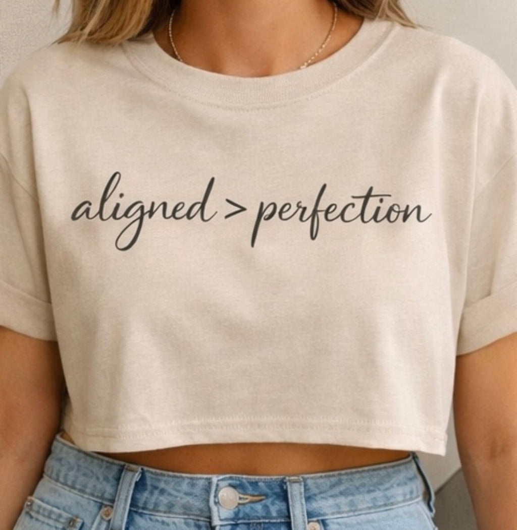 Aligned > Perfection Crop Tee